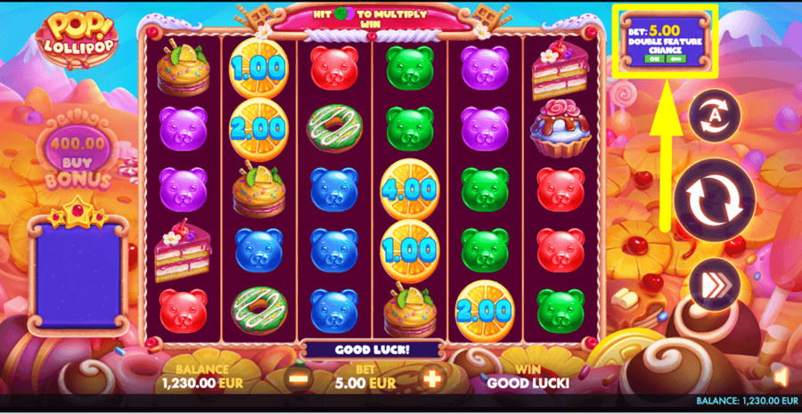 Pop Lollipop Chance Feature