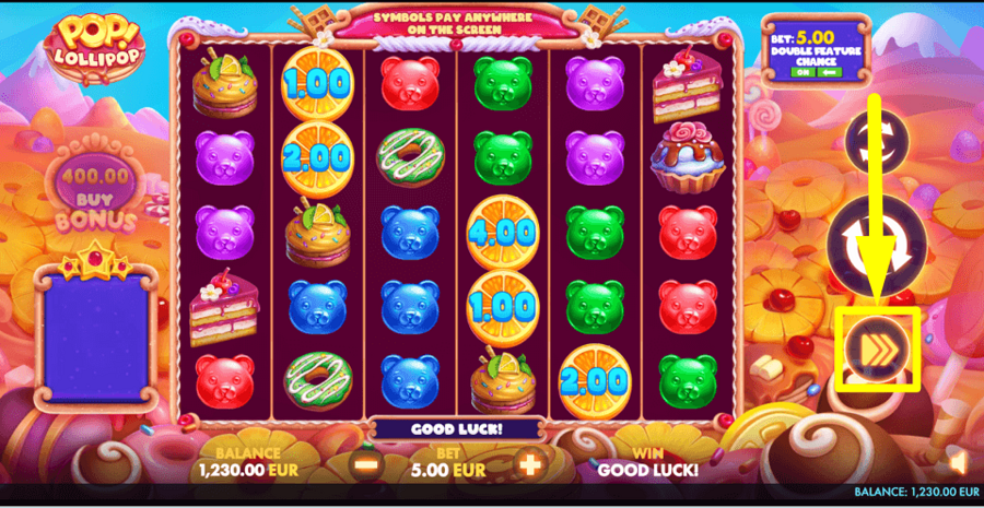 Pop Lollipop Turbo Feature