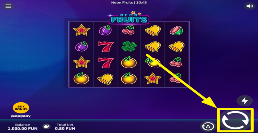 Popiplay Neon Fruits Spin