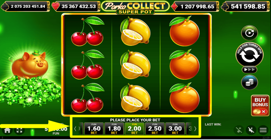 Porko Collect Super Pot Bet Value