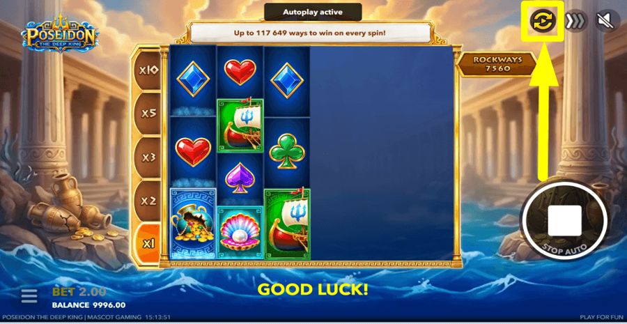 Poseidon The Deep King Autoplay Feature