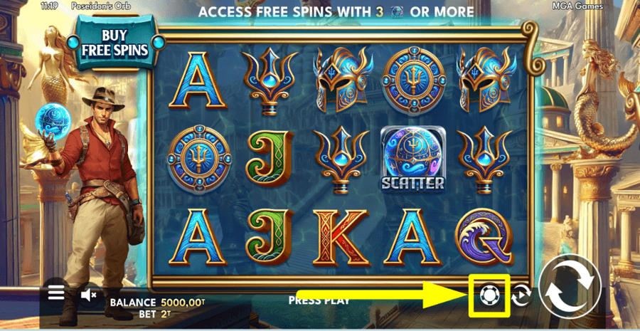 Poseidons Orb Bet Value