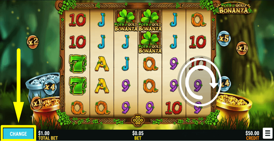 Pots O Gold Bonanza Bet Value