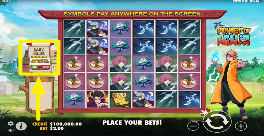 Power Of Ninja Ante Bet