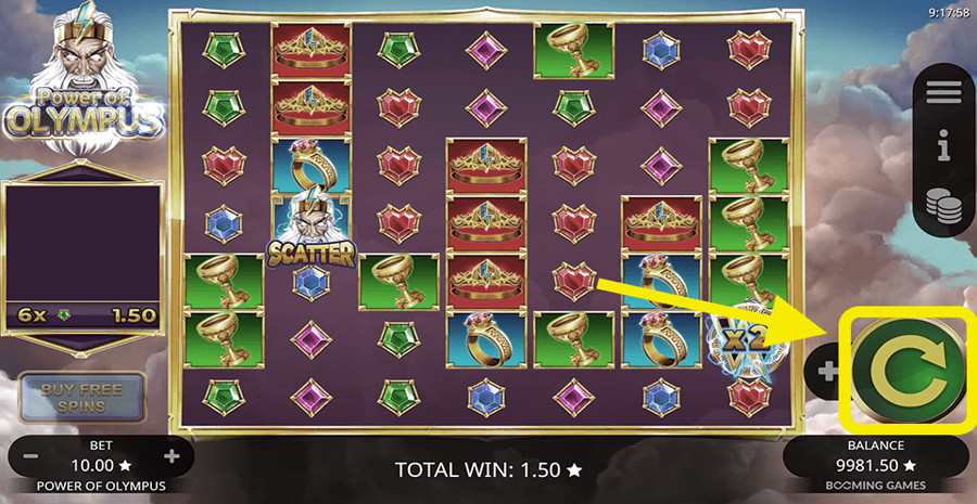 Power Of Olympus Spin