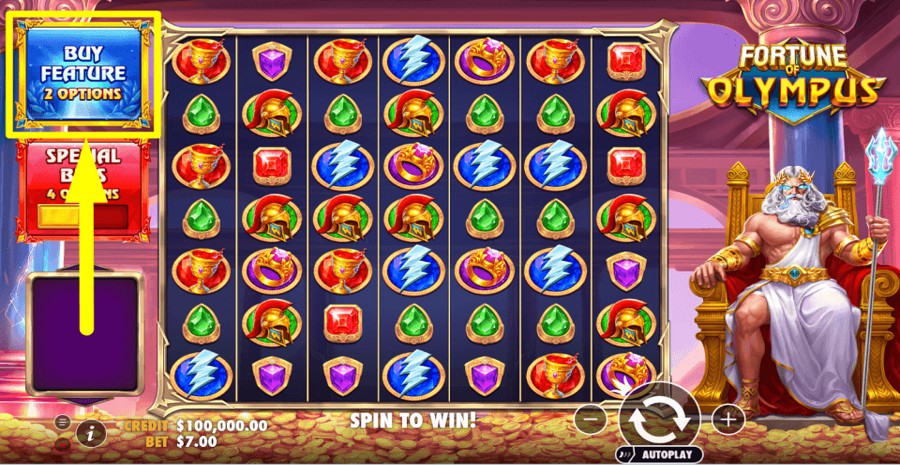 Pragmatic Play Fortune Of Olympus Buy Feature