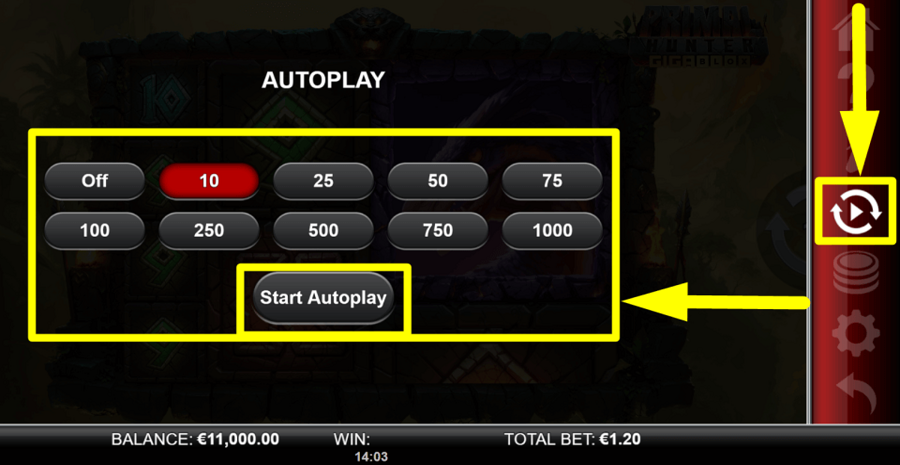 Primal Hunter Gigablox Autoplay Feature