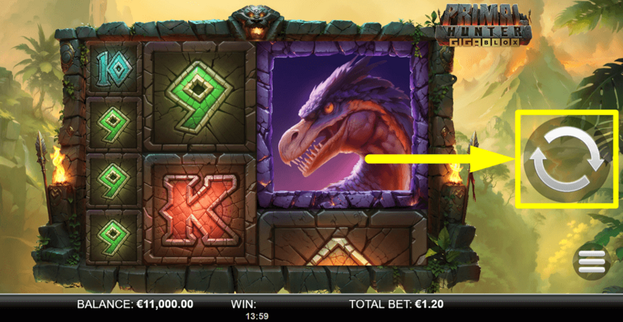 Primal Hunter Gigablox Spin Button