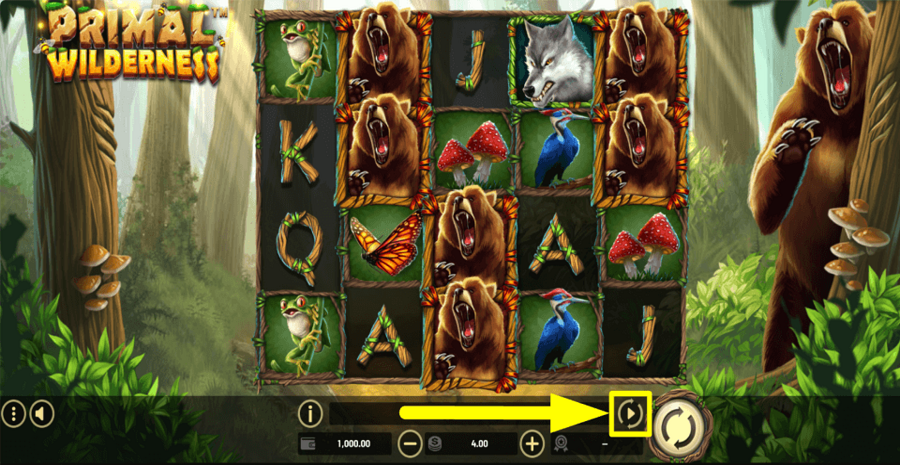 Primal Wilderness Autoplay Feature