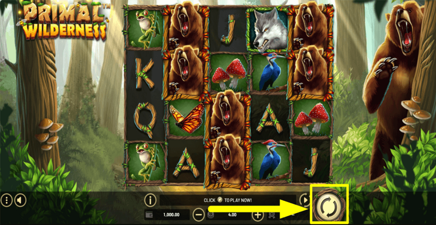 Primal Wilderness Spin Button