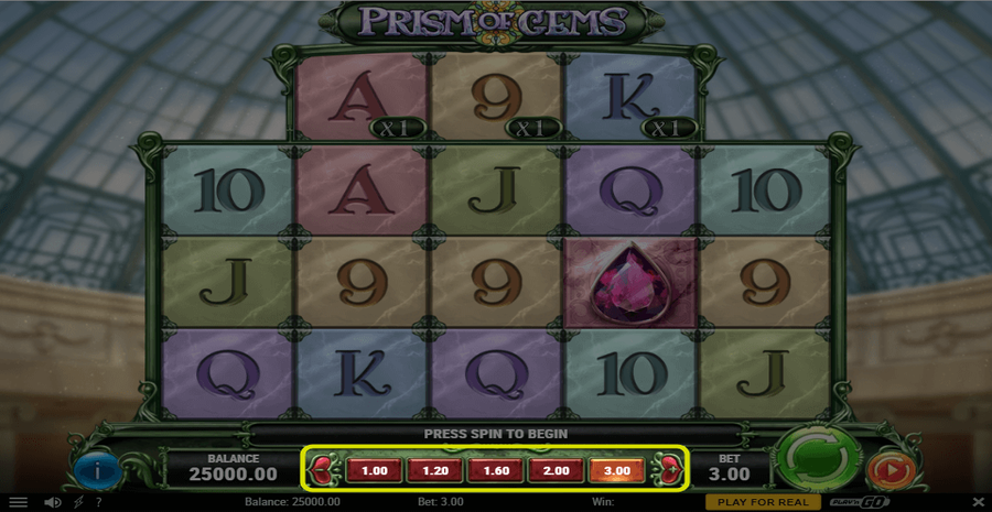 Prims Of Gems Bet Select