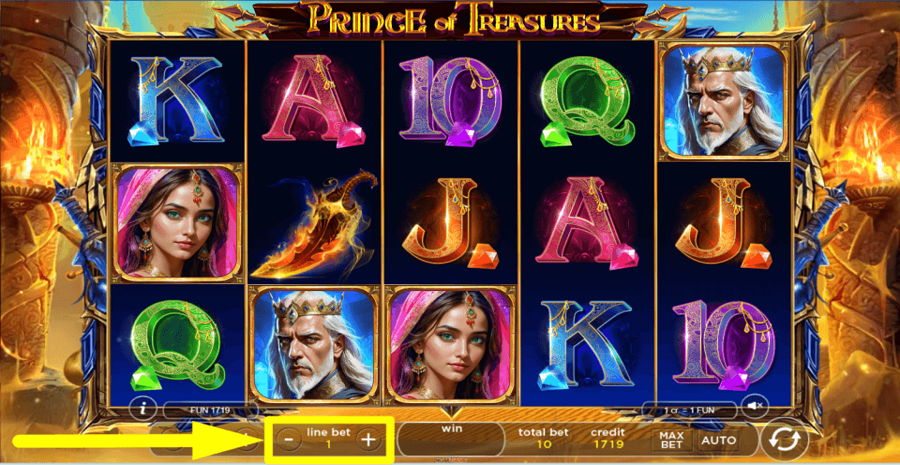 Prince Of Treasures Bet Value