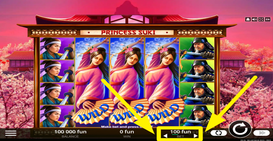 Princess Suki Adjust Bet