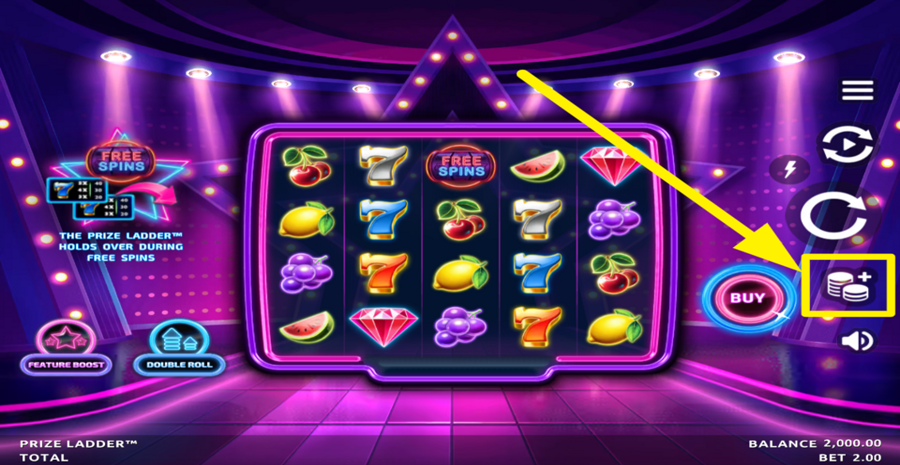 Prize Ladder Adjust Bet