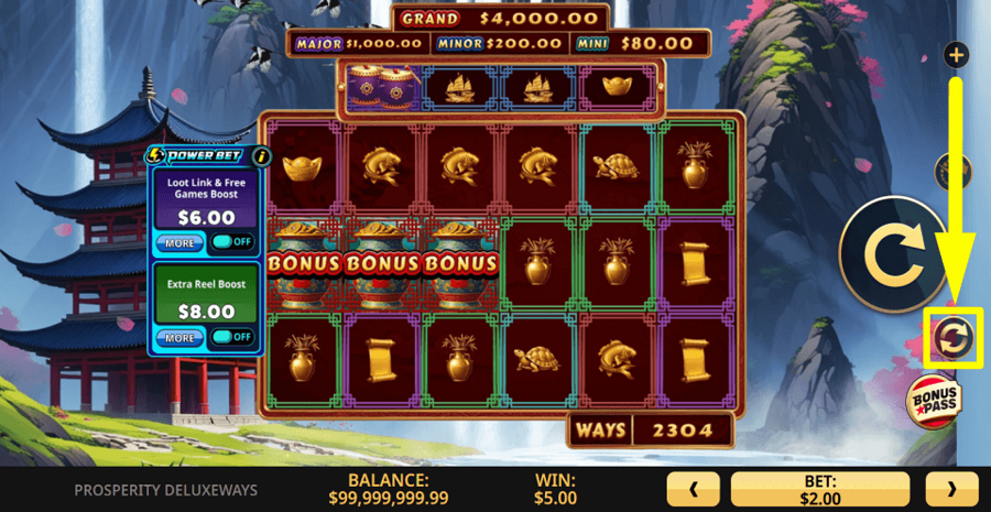 Prosperity Deluxeways Autoplay Feature