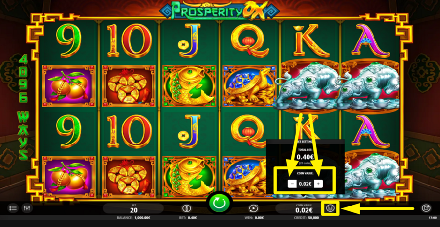 Prosperity Ox Adjust Bet