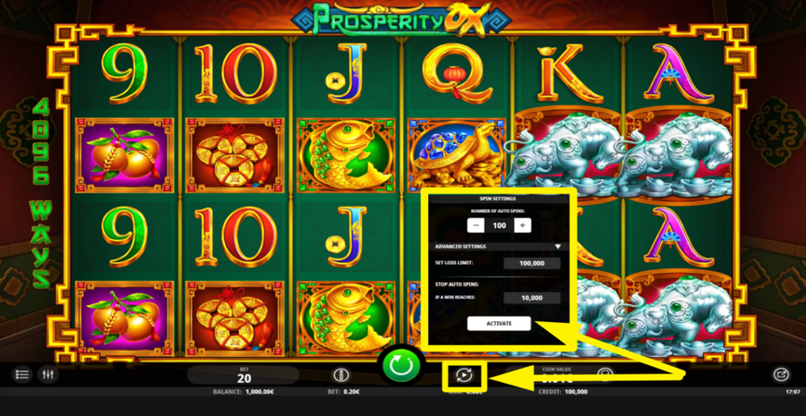 Prosperity Ox Auto Spin