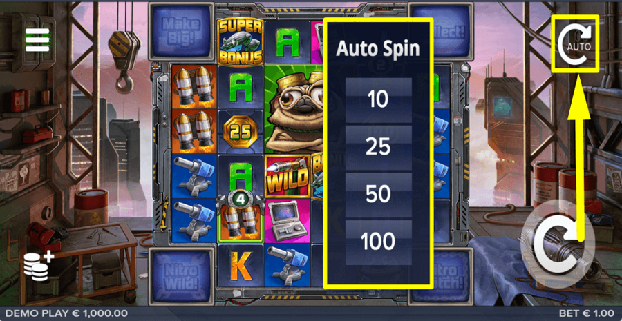 Pug Thugs Of Nitropolis Autoplay Feature