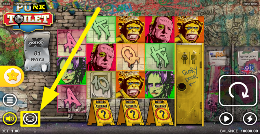 Punk Toilet Adjust Bet