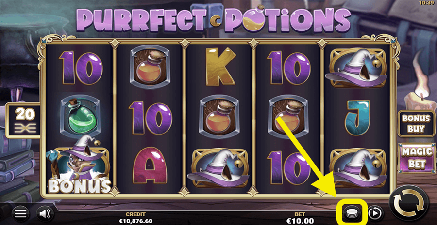 Purrfect Potions Bet Selection