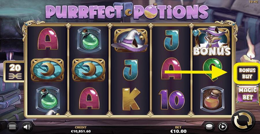 Purrfect Potions Bonus Buy