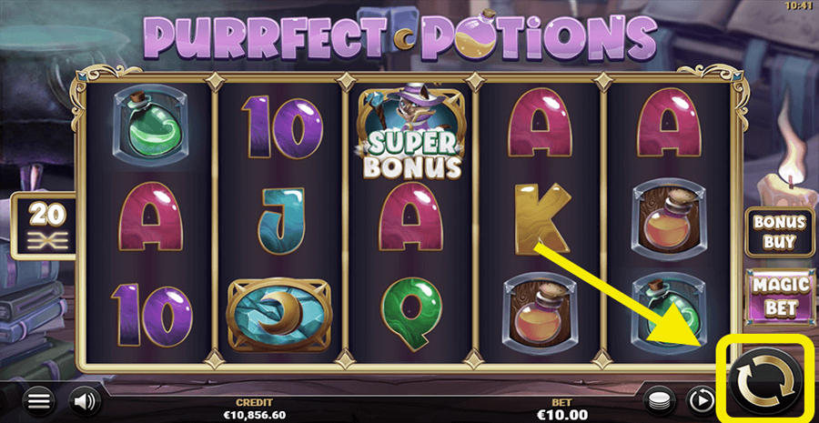 Purrfect Potions Spin