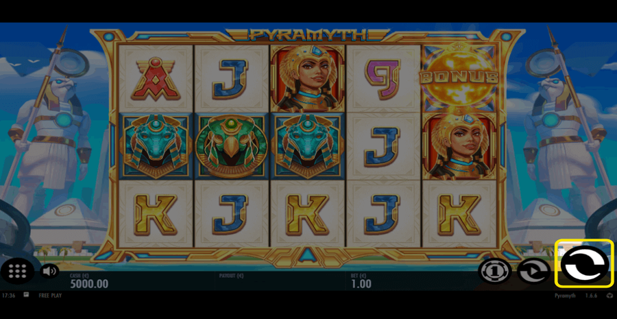 Pyramyth Spin Button