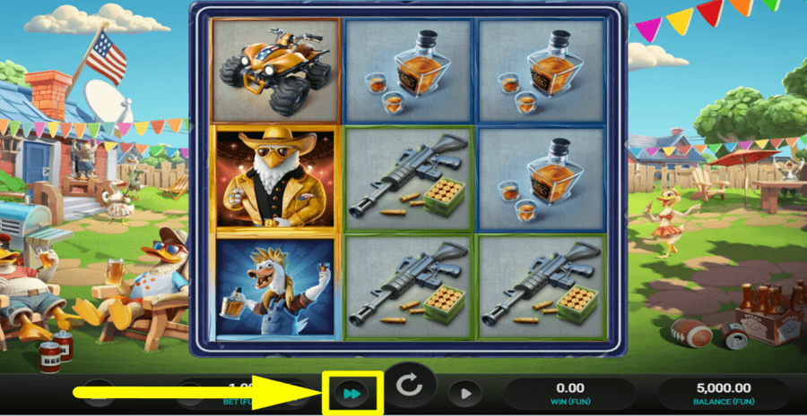 Quackin Reels Turbo Feature