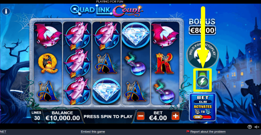 Quad Link Count Triple Way Jackpots Turbo Feature