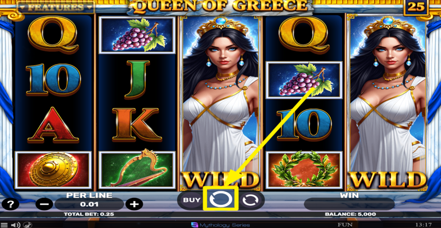 Queen Of Greece Spin