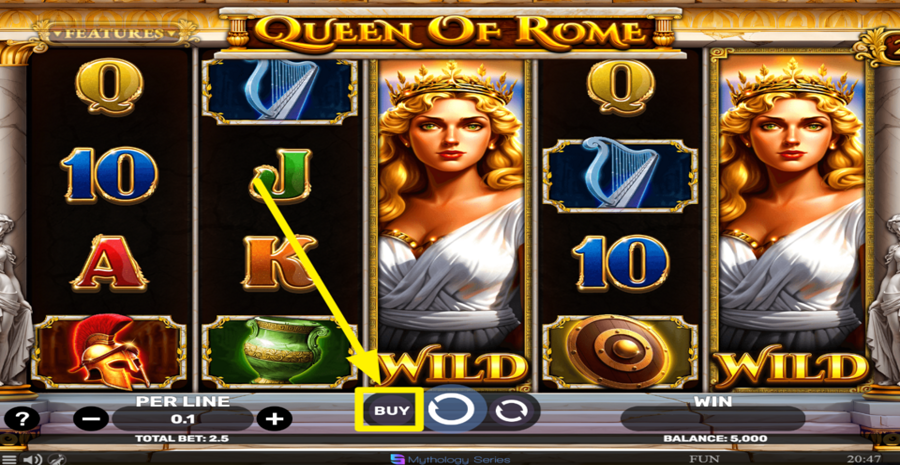 Queen Of Rome Buy Bonus