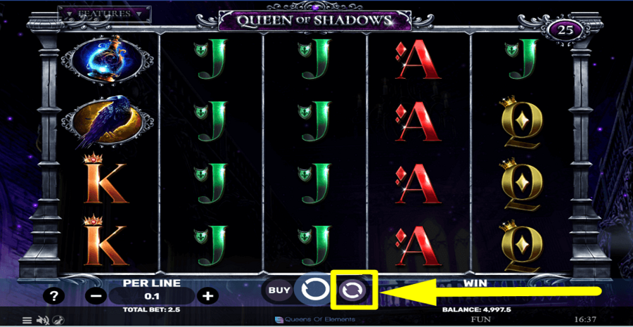 Queen Of Shadows Autoplay Feature