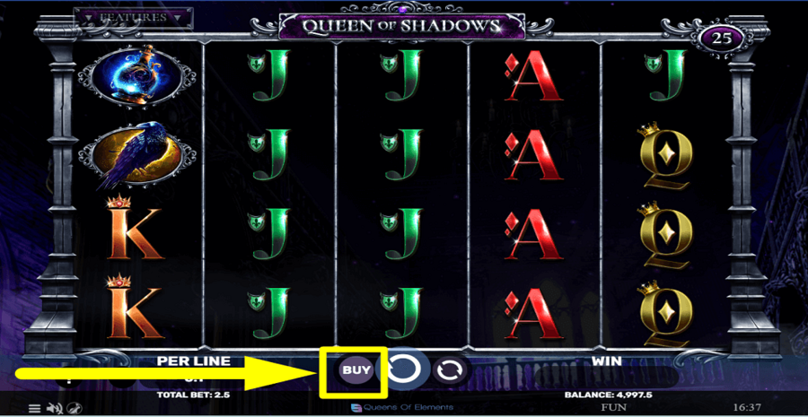 Queen Of Shadows Buy Feature
