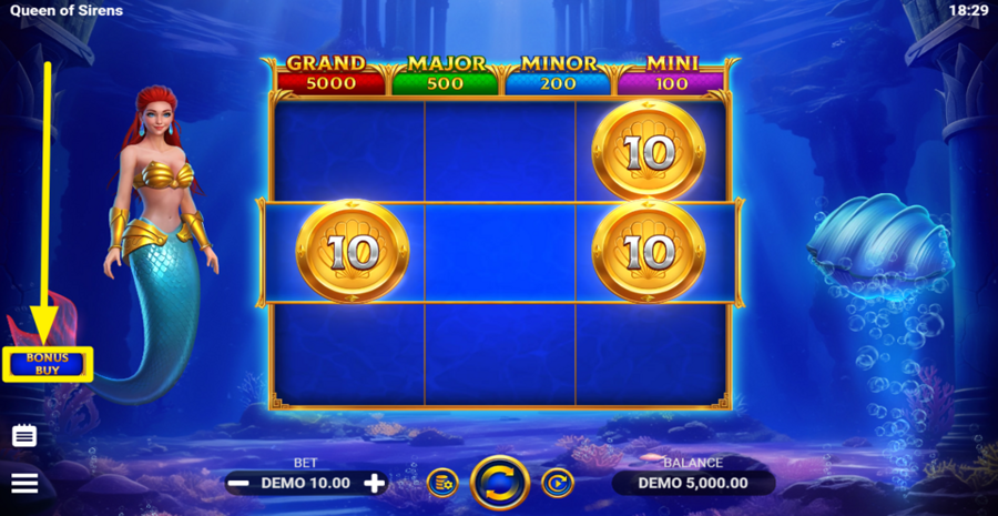 Queen Of Sirens Buy Bonus
