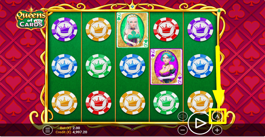 Queens Of Cards Autoplay Feature