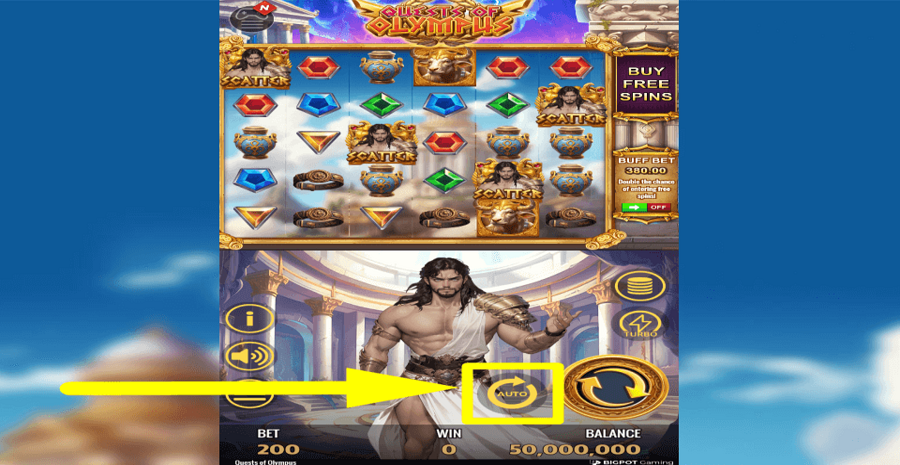 Quests Of Olympus Win Streak Autoplay Feature