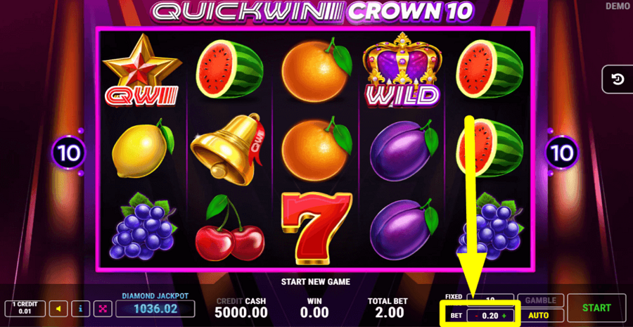 Quick Win Crown 10 Bet Value
