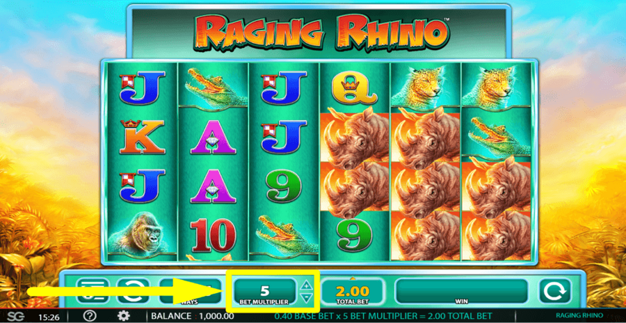 Raging Rhino Bet Value