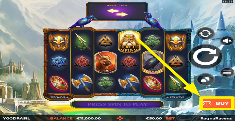 Ragnaravens Wildenergy Buy Free Spins