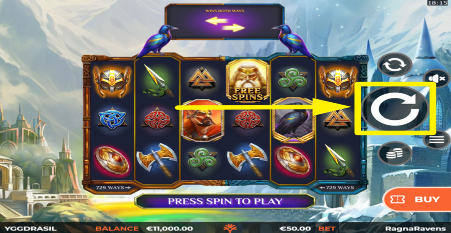 Ragnaravens Wildenergy Spin Button