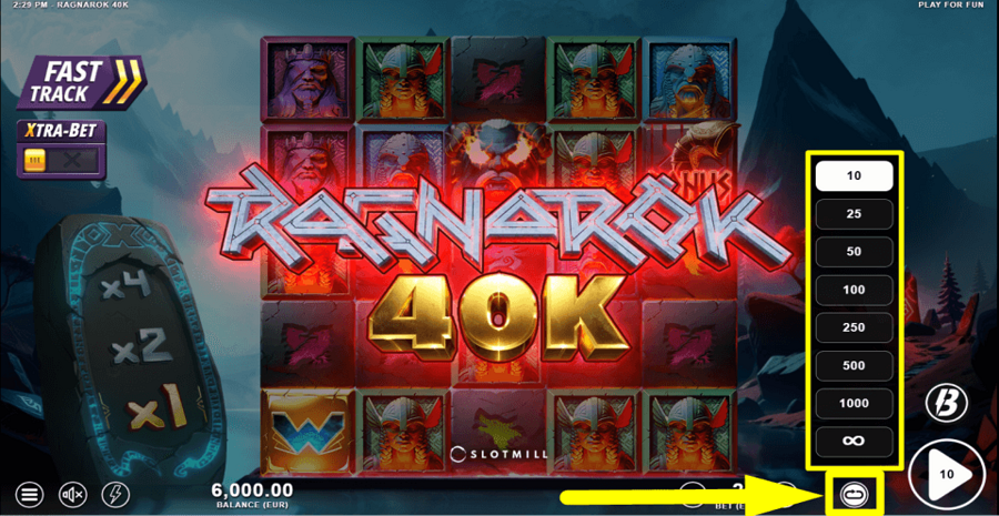 Ragnarok 40k Autoplay Feature