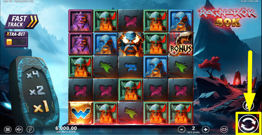 Ragnarok 40k Spin Button