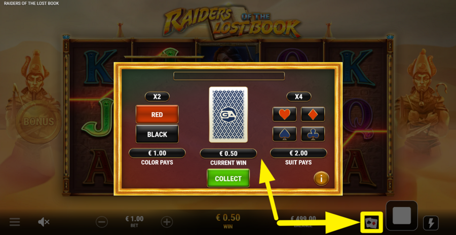 Raiders Of The Lost Book Gamble