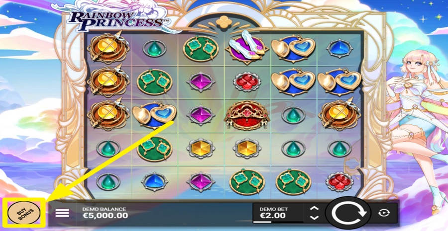 Rainbow Princess Buy Bonus