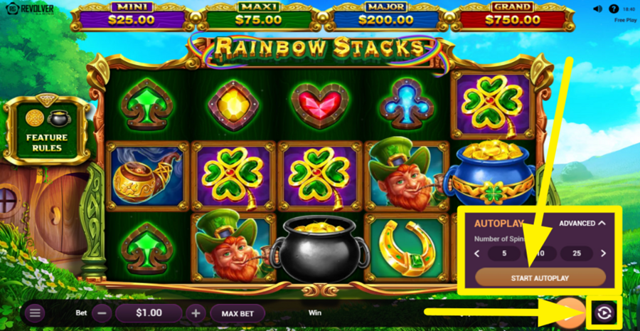 Rainbow Stacks Autoplay
