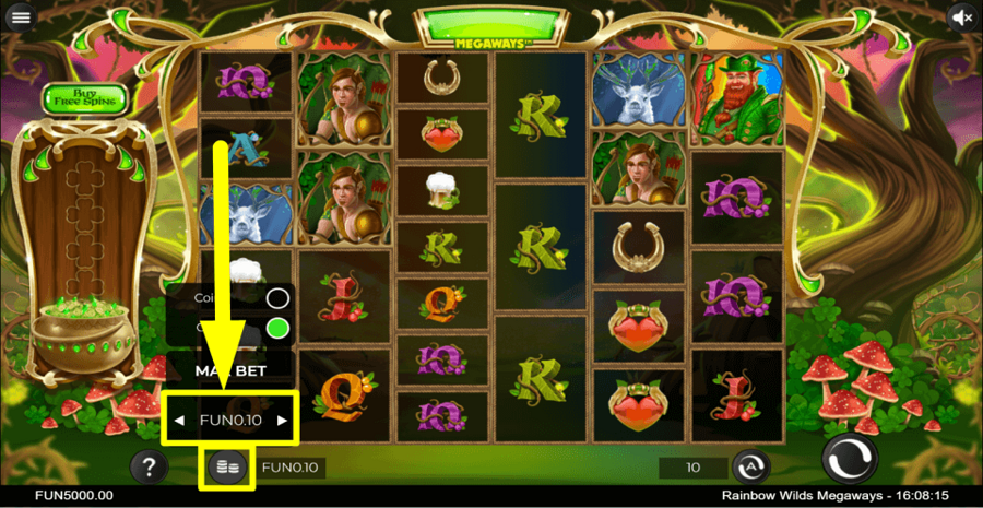 Rainbow Wilds Megaways Bet Value