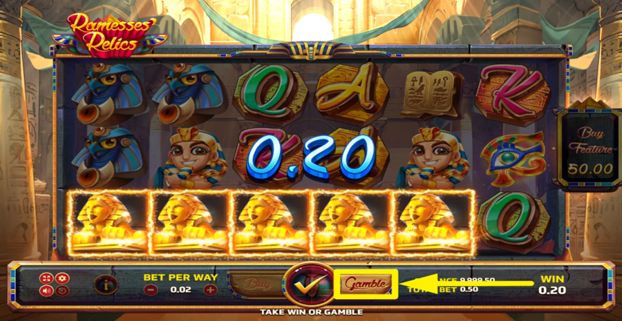 Ramesses Relics Gamble