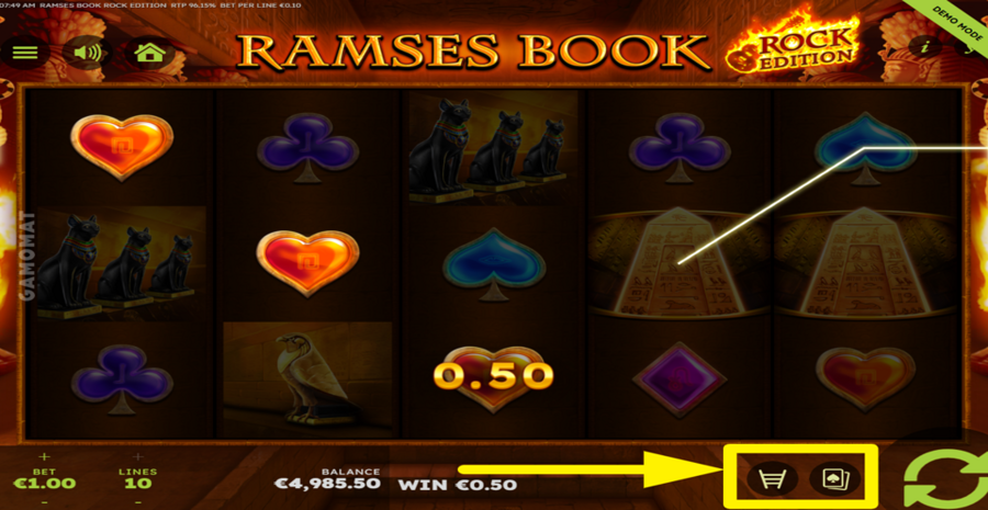 Ramses Book Rock Edition Gamble