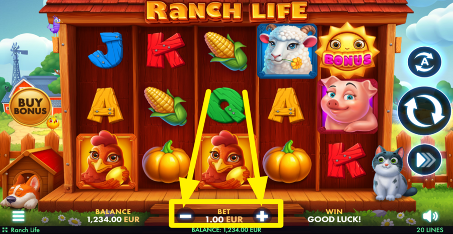 Ranch Life Adjust Bet