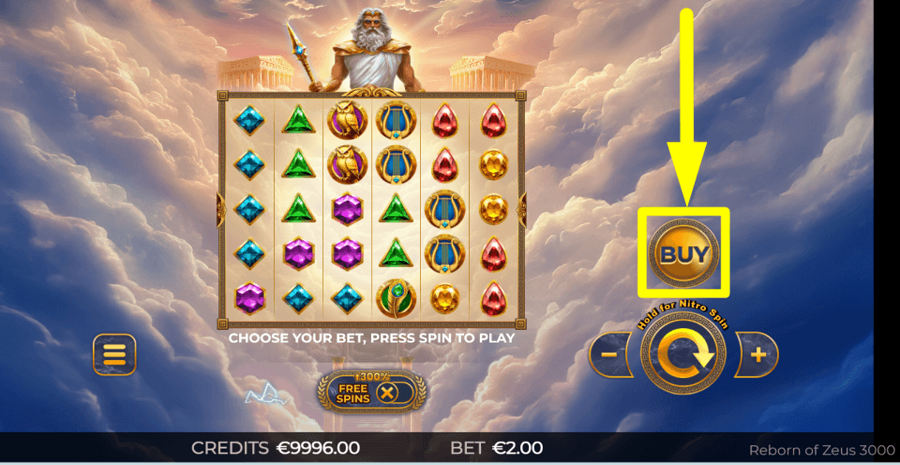 Reborn Of Zeus 3000 Buy Feature